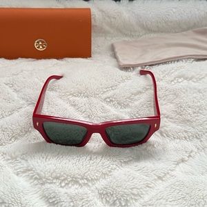 Tory Burch Women’s Sunglasses with Case and Bag